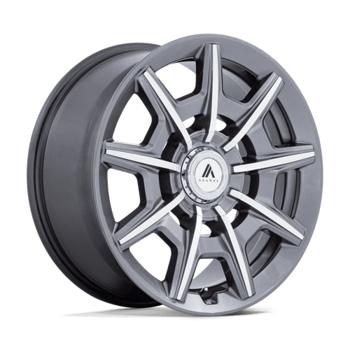 Asanti Black AB041 ESQUIRE Gloss Anthracite Bright Mach 20x10.5 +38 5x112|5x120mm 74.1mm