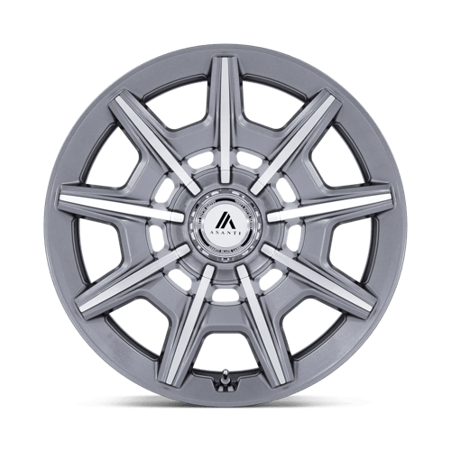 Asanti Black AB041 ESQUIRE Gloss Anthracite Bright Mach 20x10.5 +38 5x112|5x120mm 74.1mm