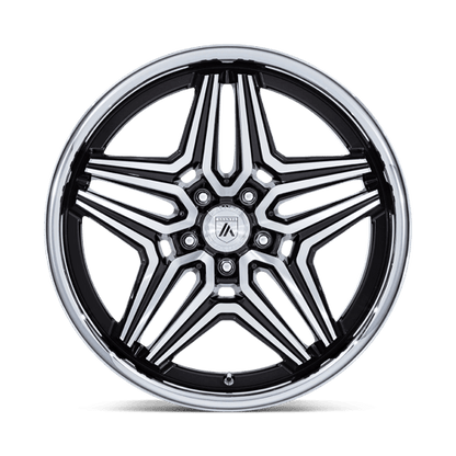 Asanti Black AB046 DUKE Gloss Black Machined 22x9 +15 5x120mm 74.1mm