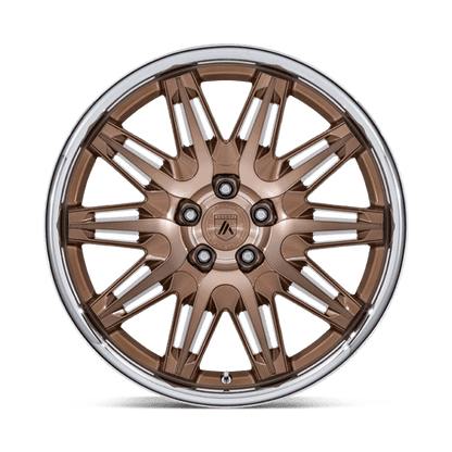 Asanti Black AB047 IMPERATOR Bronze Machined W/ Ss Lip 20x9 +35 5x114.3mm 72.6mm
