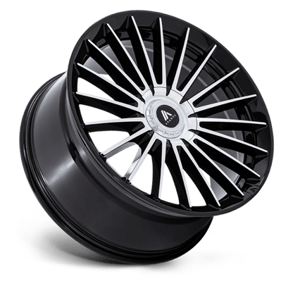 Asanti Black AB048 VICEROY Gloss Black W/ Machined Face 20x9 +15 5x115|5x120mm 74.1mm