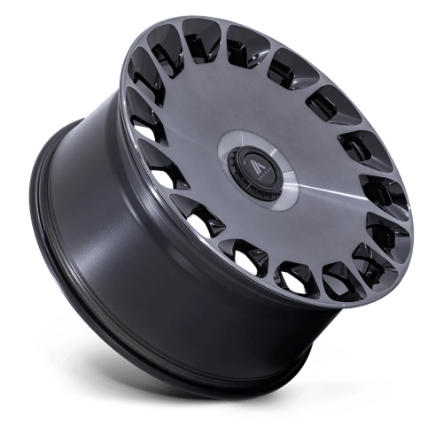 Asanti Black AB045 ARISTOCRAT Gloss Black Machined Fc W/ Ddt 20x10.5 +40 5x112|5x114.3mm 72.6mm