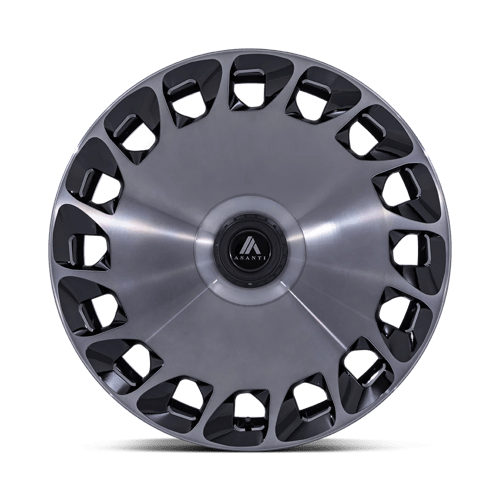 Asanti Black AB045 ARISTOCRAT Gloss Black Machined Fc W/ Ddt 22x10.5 +45 5x108|5x114.3mm 72.6mm