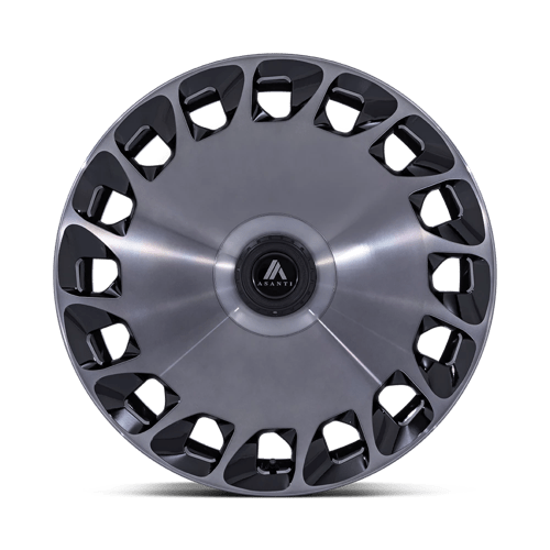 Asanti Black AB045 ARISTOCRAT Gloss Black Machined Fc W/ Ddt 20x9 +15 Custom 72.6mm