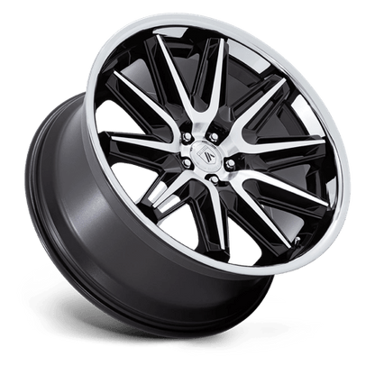 Asanti Black AB047 IMPERATOR Gloss Black Machined W/ Ss Lip 20x9 +35 5x114.3mm 72.6mm