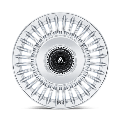 Asanti Black AB040 TIARA Chrome 22x9 +38 5x108|5x114.3mm 72.6mm