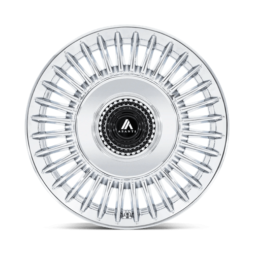Asanti Black AB040 TIARA Chrome 20x9 +45 5x108|5x112mm 72.6mm