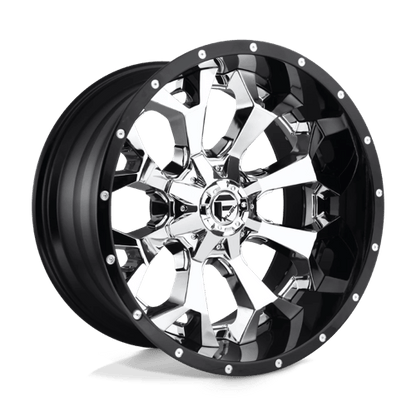 Fuel Offroad D246 ASSAULT Chrome Plated Gloss Black Lip 22x10 -13 8x165.1mm 125.1mm - 2 PIECE