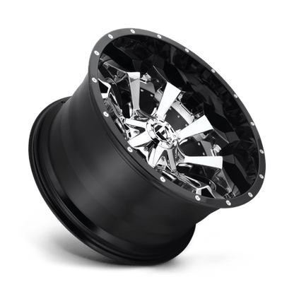 Fuel Offroad D246 ASSAULT Chrome Plated Gloss Black Lip 20x10 -18 8x170mm 125.1mm - 2 PIECE
