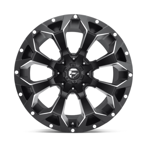 Fuel Offroad D546 ASSAULT Matte Black Milled 17x9 -12 5x114.3|5x127mm 78.1mm