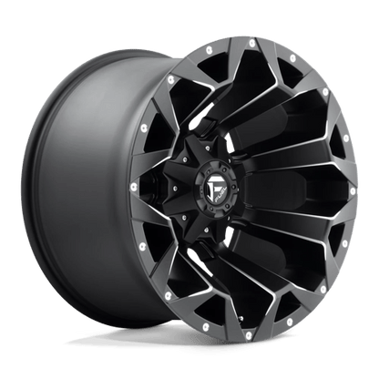 Fuel Offroad D546 ASSAULT Matte Black Milled 20x12 -43 6x135|6x139.7mm 106.1mm