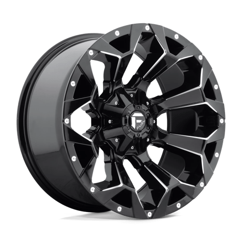 Fuel Offroad D576 ASSAULT Gloss Black Milled 18x9 -13 6x135|6x139.7mm 106.1mm