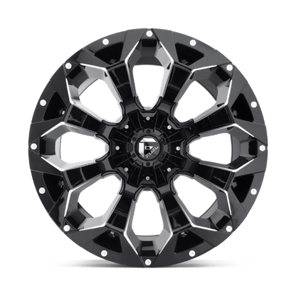Fuel Offroad D576 ASSAULT Gloss Black Milled 18x9 +19 6x135|6x139.7mm 106.1mm