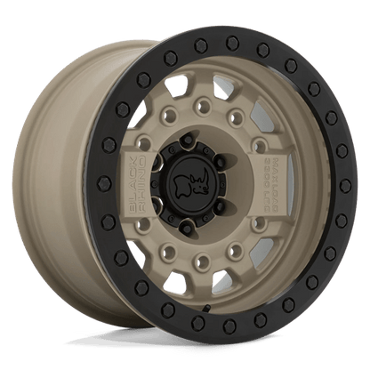 Black Rhino AVENGER BEADLOCK Desert Sand W/ Black Hardware 17x8.5 -30 6x139.7mm 112.1mm