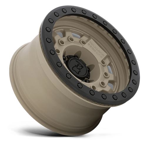 Black Rhino AVENGER BEADLOCK Desert Sand W/ Black Hardware 17x8.5 -30 6x139.7mm 112.1mm
