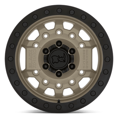 Black Rhino AVENGER BEADLOCK Desert Sand W/ Black Hardware 17x8.5 -30 6x139.7mm 112.1mm
