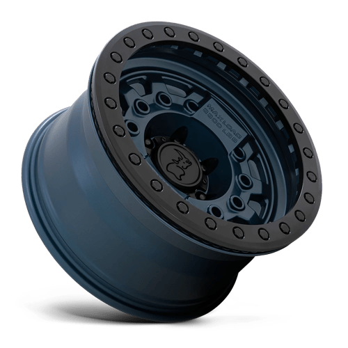 Black Rhino AVENGER BEADLOCK Navy Blue W/ Black Hardware 17x8.5 -30 6x139.7mm 112.1mm