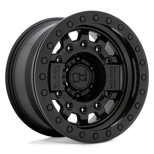Black Rhino AVENGER BEADLOCK Matte Black W/ Black Hardware 17x8.5 -30 6x139.7mm 112.1mm