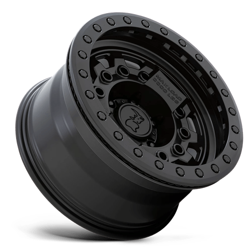 Black Rhino AVENGER BEADLOCK Matte Black W/ Black Hardware 17x8.5 -32 5x127mm 71.5mm