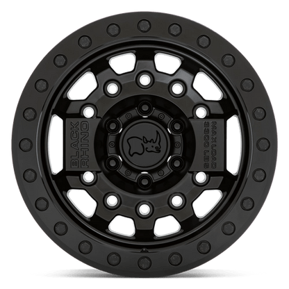 Black Rhino AVENGER BEADLOCK Matte Black W/ Black Hardware 17x8.5 -32 5x127mm 71.5mm