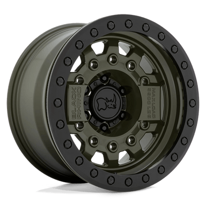 Black Rhino AVENGER BEADLOCK Olive Drab Green Blk Hardware 17x8.5 -32 5x127mm 71.5mm