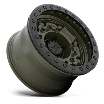 Black Rhino AVENGER BEADLOCK Olive Drab Green Blk Hardware 17x8.5 -32 5x127mm 71.5mm