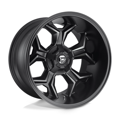 Fuel Offroad D605 AVENGER Matte Black Double Dark Tint 20x12 -44 6x135|6x139.7mm 106.1mm