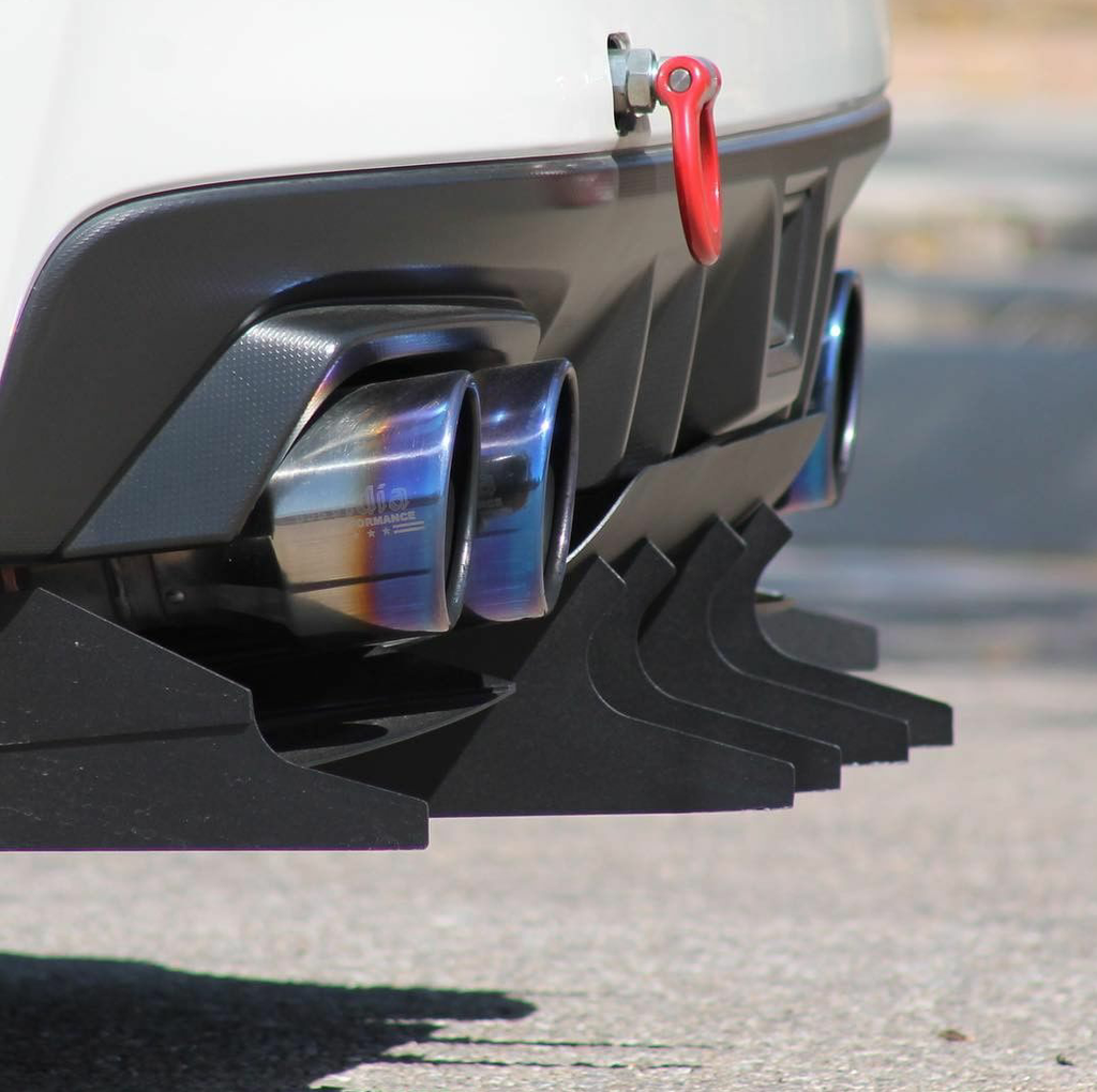 Verus - Rear Diffuser, Aggressive Variant - WRX/STI (VA)