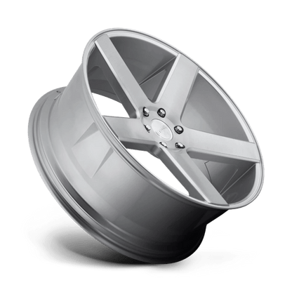 DUB S218 BALLER Gloss Silver Brushed 22x9.5 +30 6x135mm 87.1mm