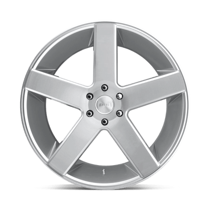 DUB S218 BALLER Gloss Silver Brushed 22x9.5 +30 6x135mm 87.1mm