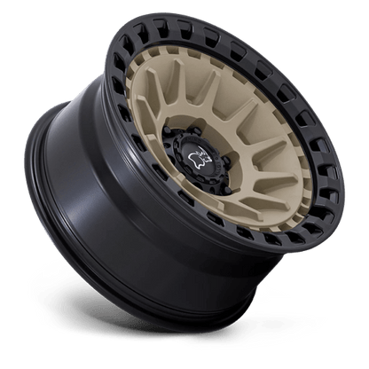 Black Rhino BARRAGE Desert Sand On Matte Black 17x8.5 -10 5x127mm 71.5mm