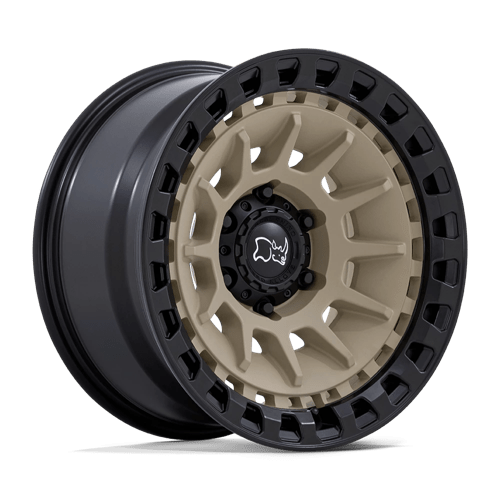 Black Rhino BARRAGE Desert Sand On Matte Black 17x8.5 -10 6x135mm 87.1mm