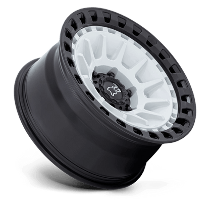Black Rhino BARRAGE Gloss White On Matte Black 17x8.5 -10 5x127mm 71.5mm