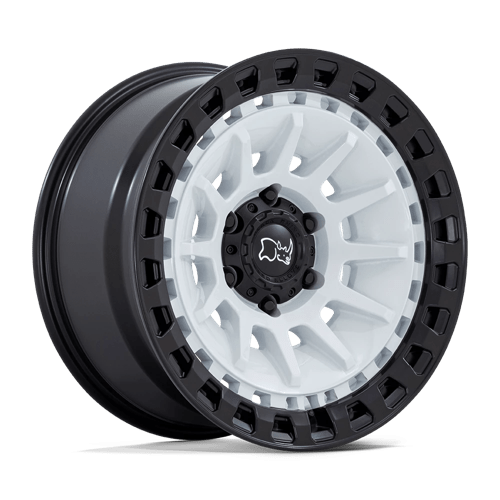 Black Rhino BARRAGE Gloss White On Matte Black 18x9 0 6x139.7mm 106.1mm