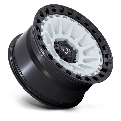 Black Rhino BARRAGE Gloss White On Matte Black 18x9 0 6x135mm 87.1mm