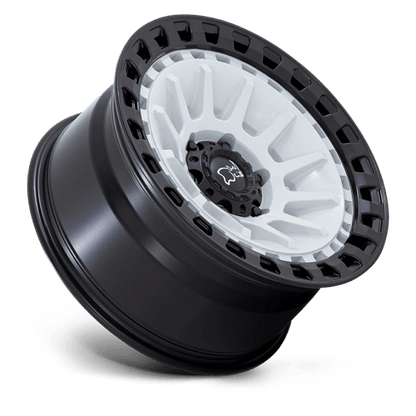 Black Rhino BARRAGE Gloss White On Matte Black 18x9 0 6x135mm 87.1mm