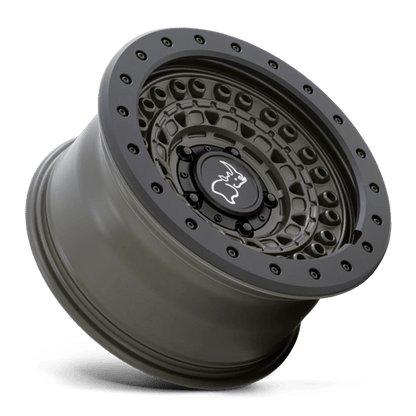 Black Rhino BARRICADE Olive Drab Green W/ Blk Rock 18x9 -18 6x139.7mm 112.1mm