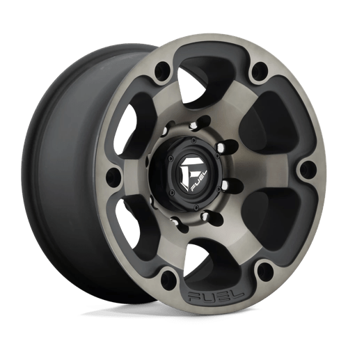 Fuel Offroad D564 BEAST Matte Black Double Dark Tint 17x9 +1 8x165.1mm 125.1mm