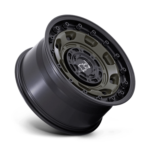 Black Rhino ATLAS Olive Drab Green W/ Black Lip 17x8.5 -10 6x135|6x139.7mm 106.1mm