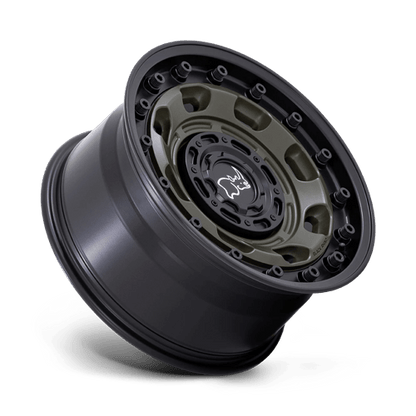 Black Rhino ATLAS Olive Drab Green W/ Black Lip 17x8.5 -10 6x135|6x139.7mm 106.1mm