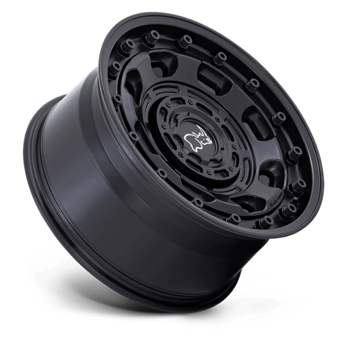 Black Rhino ATLAS Matte Black 17x8 +38 Custom 72.6mm