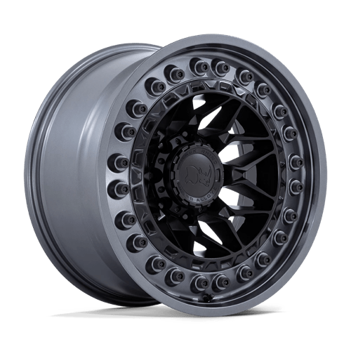 Black Rhino ALPHA Matte Black W/ Gunmetal Lip 18x9 0 5x127mm 71.5mm