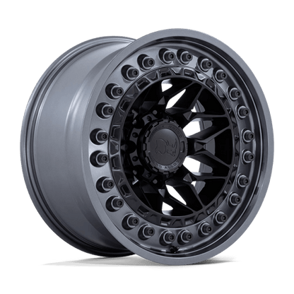 Black Rhino ALPHA Matte Black W/ Gunmetal Lip 18x9 +20 8x180mm 124.2mm