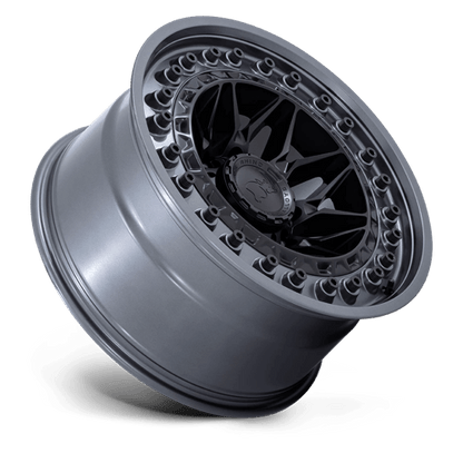 Black Rhino ALPHA Matte Black W/ Gunmetal Lip 18x9 0 6x135mm 87.1mm