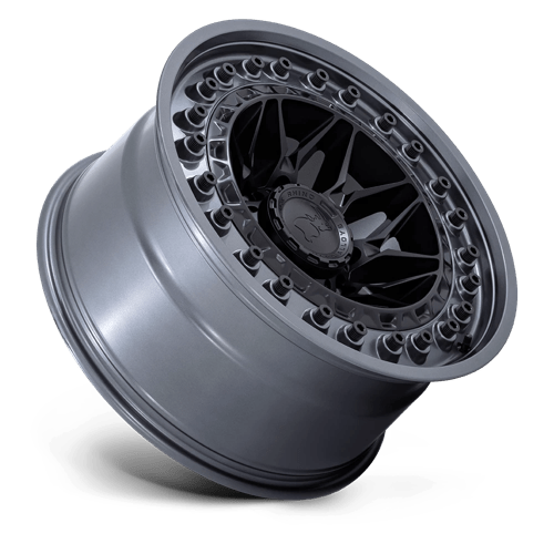 Black Rhino ALPHA Matte Black W/ Gunmetal Lip 18x9 +20 5x127mm 71.5mm