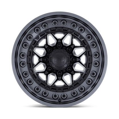 Black Rhino ALPHA Matte Black W/ Gunmetal Lip 18x9 0 8x180mm 124.2mm