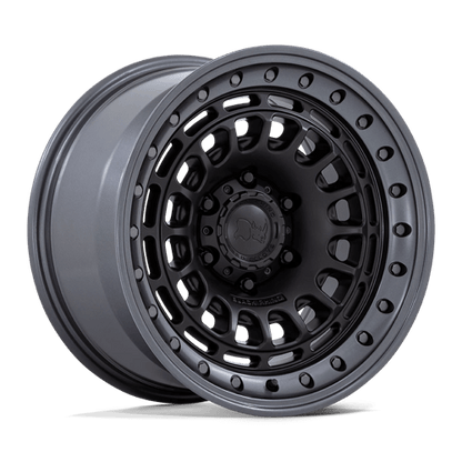 Black Rhino BR014 SAHARA Matte Black W/ Gunmetal Lip 17x9 -12 6x135mm 87.1mm