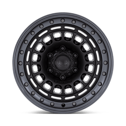 Black Rhino BR014 SAHARA Matte Black W/ Gunmetal Lip 17x9 0 6x139.7mm 106.1mm