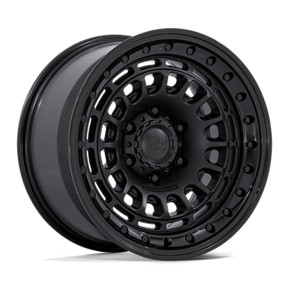 Black Rhino BR014 SAHARA Matte Black W/ Gloss Black Lip 17x9 -12 5x127mm 71.5mm