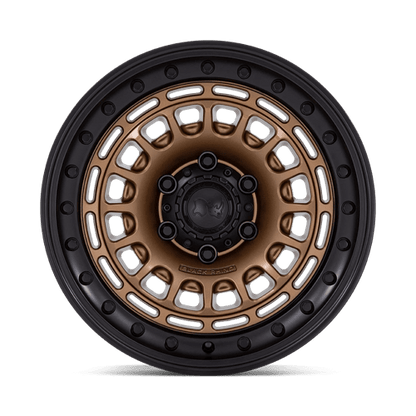 Black Rhino BR014 SAHARA Matte Bronze W Gloss Black Lip 17x9 0 6x139.7mm 106.1mm